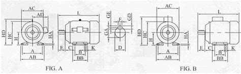 Iec Motor Dimensions