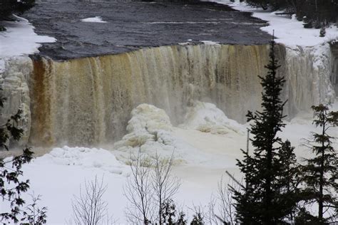 Michigan Exposures Twelve Months Of The Tahquamenon Falls