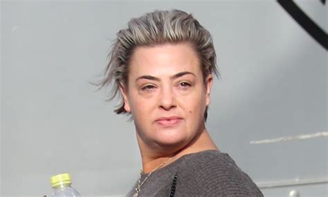 Ant Mcpartlins Ex Wife Lisa Armstrong Rocks Waxed Jeans As She Leaves
