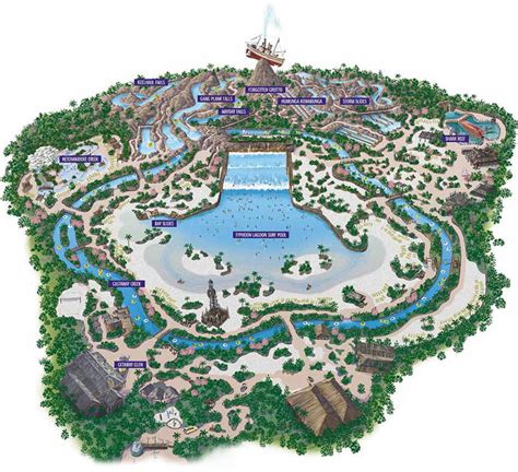 Typhoon Lagoon Printable Map