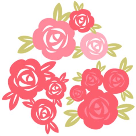 Download Rose Set SVG cutting file for scrapbooking free svg cuts free svgs flower svg files