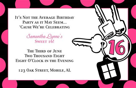 Free Printable Sweet 16 Birthday Invitations Dolanpedia