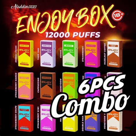 Aladdin Enjoy Box 12000 Puffs Disposable Pod Relx Sg Vape Shop