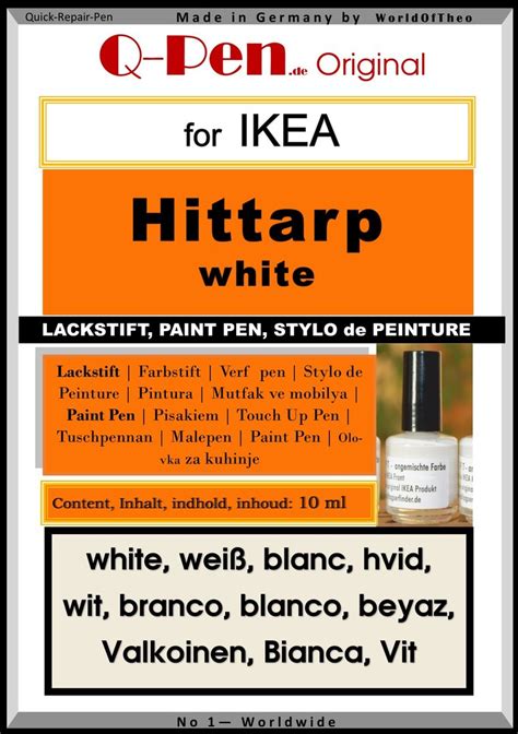 We did not find results for: touch-up pen, touch-up paint for IKEA HITTARP white - Q ...