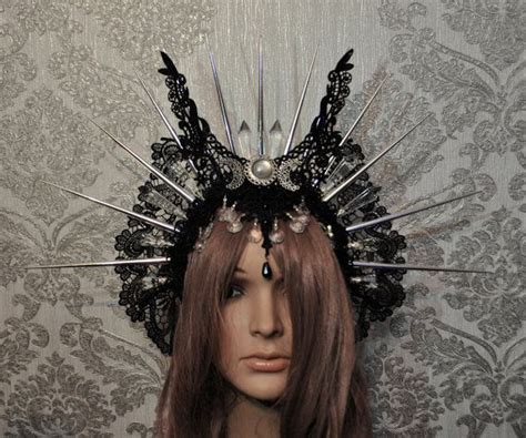 Headpiece Of Moon Goddess L Gothic Headpiece Headpiece With Spikes