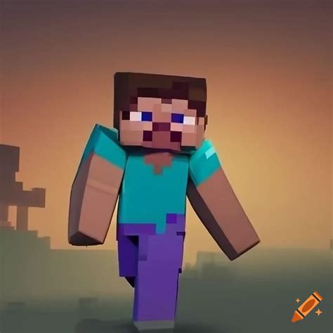 Minecraft Steve Character On Craiyon