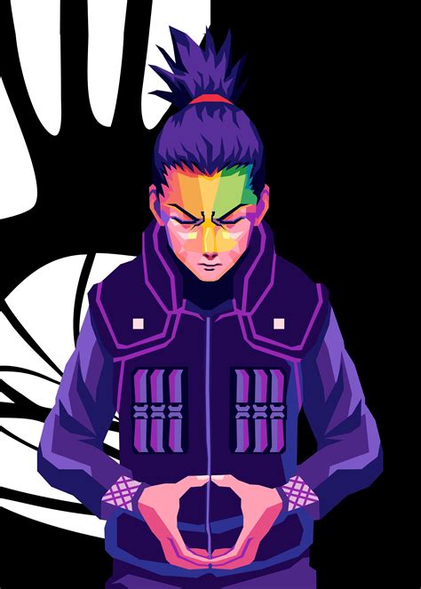 Shikamaru Hand Sign Poster By Ardani Displate In 2021 Sign