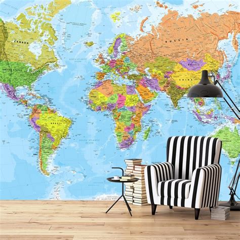 Travel Map World Map Mural Map Murals World Map Images And Photos Finder