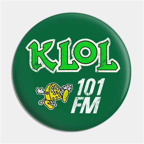 Klol Houston Defunct 80s Radio Station Logo Radio Station Pin