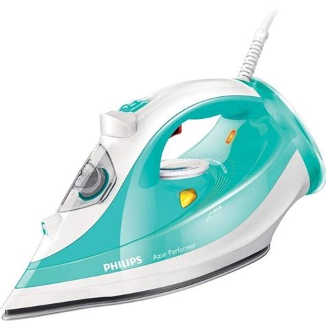 Philips perfect care steam iron has a 3000w power output and t ionicglide soleplate. Philips, Azur Performer Steam Iron, 2400 Watts, Purple