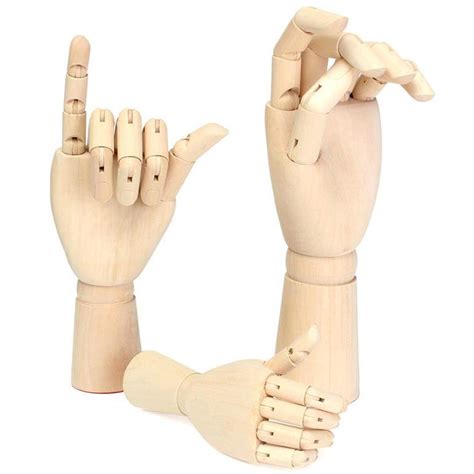 Buy Wooden Hand Leftright Hand Drawing Sketch Mannequin Model Wooden