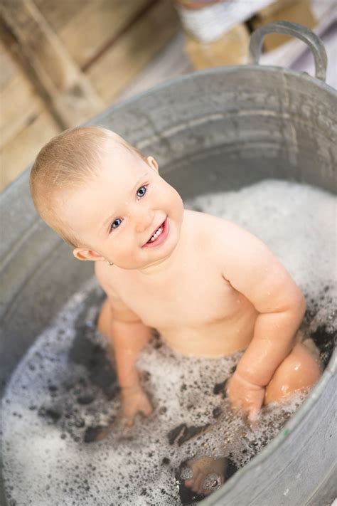 Baby In The Bath Free Stock Photo Public Domain Pictures