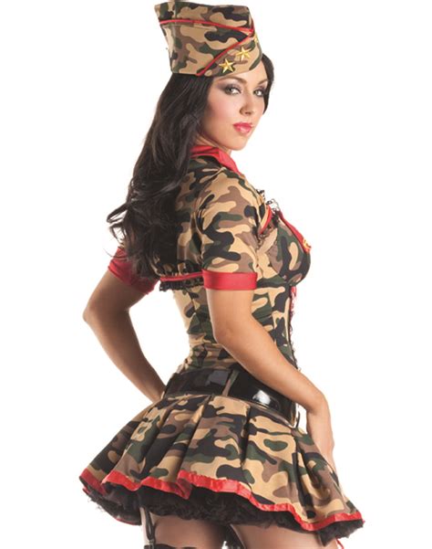Army Brat Body Shaper Sexy Fancy Dress Hens Party Womens Halloween