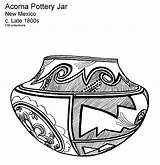 Coloring Pottery Printable Native American Acoma Sheets Southwestern Mexico Pot Utep Museum2 Edu Nm Southwest Collections Popular Allin Aswan sketch template