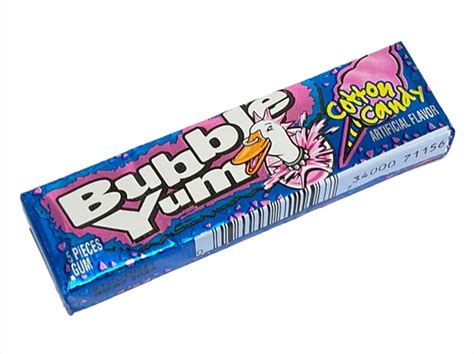 Bubble Yum Cotton Candy Bubble Gum 5 Pieces Usa Candy Factory