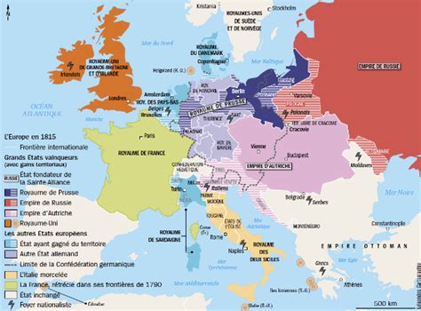 1815 Le Nouvel équilibre Européen Lhistoirefr