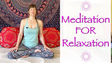 Meditation For Relaxation And Stress Relief With Jen Hilman Youtube