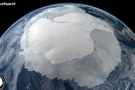 Secret Nazi Ufo In Antarctica Ice Proven By Nasa Photos Shock Claims