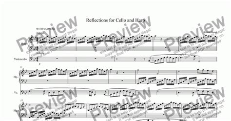 Reflections For Cello And Harp Download Sheet Music Pdf File
