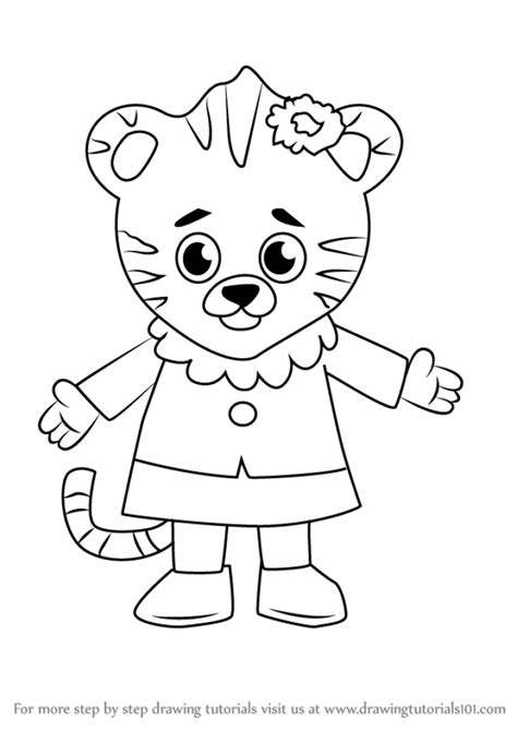 You can also use these free printable tiger coloring pages online in your child's school projects. Get This Daniel Tiger Coloring Pages to Print 7ahra