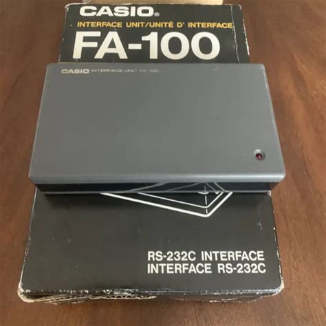 Vintage Casio Interface Unit Fa 100 Rs 232c 1500 Picclick