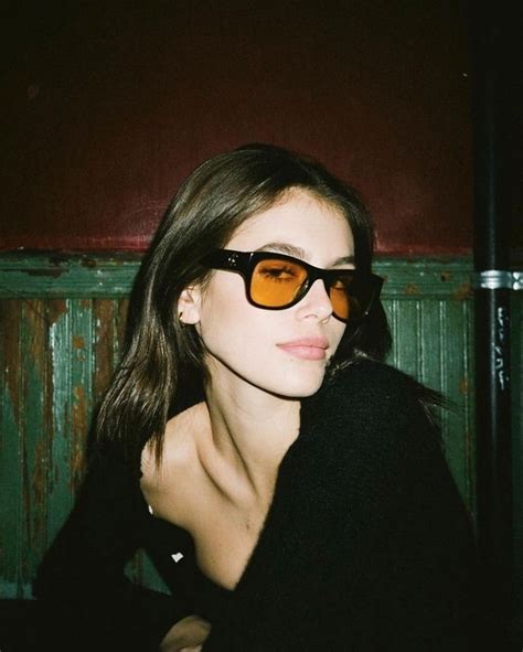 Girl In Orange Sunglasses Kaia Gerber Pretty People Model
