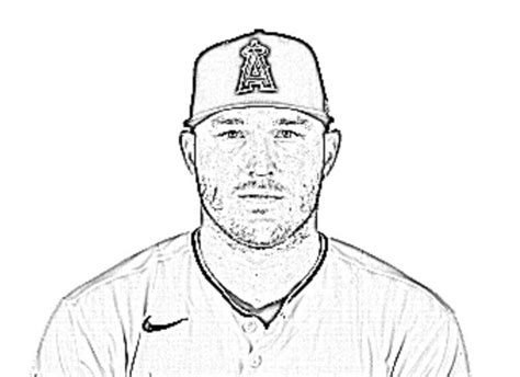Drawing Mike Trout Every Day Until The Lockout Is Back Day 1