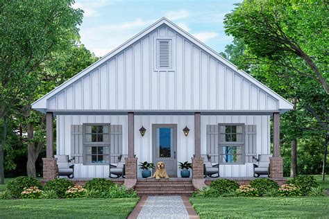 Southern Cottage Plan With Expansive Front Porch 83884jw