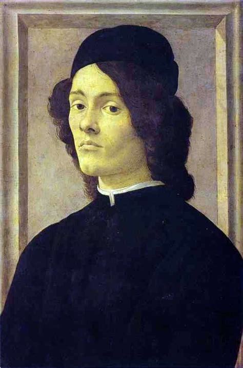 Ritratto Di Uomo Sandro Botticelli ️ Botticelli Sandro