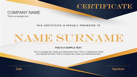 Powerpoint Certificate Templates