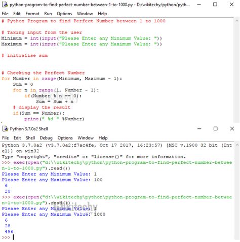 Python Tutorial Python Program To Find Perfect Number By Microsoft