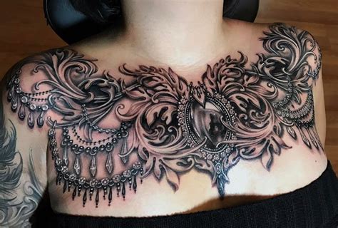 Crazy chest piece tattoos cross chest jesus tattoos cool tattoos for men on chest cover up chest tattoos for girls crow chest tattoo designs cursive last name tattoos on chest cool tattoos for black guys cool spiderman chest tattoo crown cute chest tattoos for. 300+ Beautiful Chest Tattoos For Women (2021) Girly ...