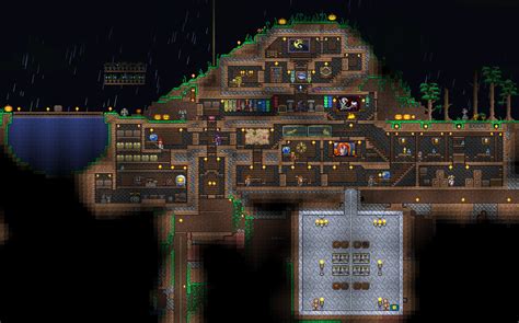 Thankyouheres a video of 50 awesome terraria builds to give you inspiration for your own. Expert World Mediumcore Character Initial Base Design : Terraria
