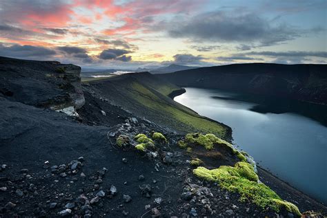 Veidivotn Lake Highlands Of Iceland Digital Art By Yevgen Timashov