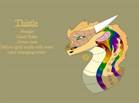 Thistle Sandwingrainwing Wings Of Fire By H0llyl3af On Deviantart