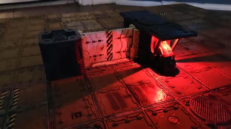 Some Zone Mortalis Terrain Wip With Led Lighting Cant Wait To Get