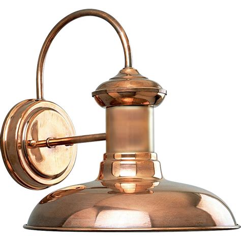 Progress Lighting Brookside 1075 In H Copper Outdoor Wall Light At