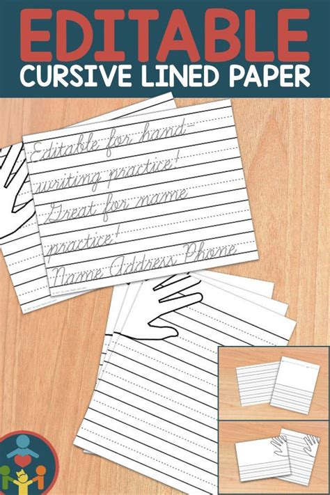 You can find us on facebook and twitter.contributorsmichael eckstein, ea is the owner of eckstein tax services in huntington, ny and enrolled to practice befo re the irs. Primary Editable Writing Paper : Cursive | Writing paper ...