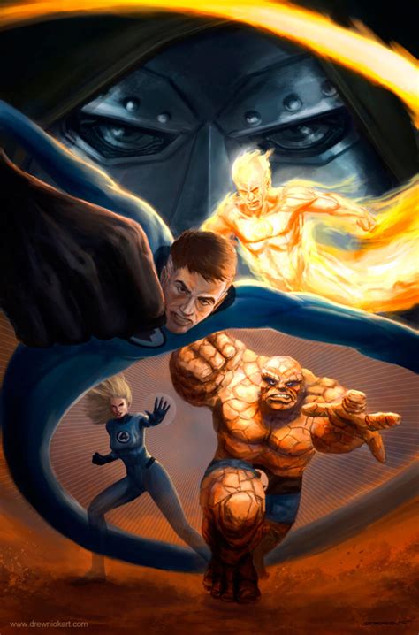 Fantastic Four By Sebastiandrewniok On Deviantart Comic Heroes Marvel