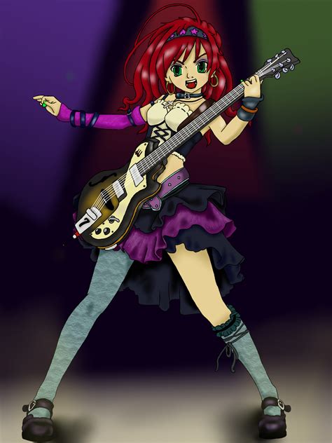 Punk Rock Girl By Animedudevid On Deviantart