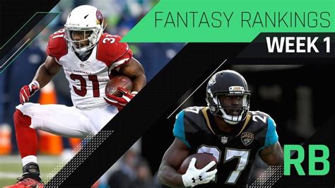 Live week 16 fantasy football advice: Week 1 PPR Fantasy Football Rankings: RBs | Fantasy ...