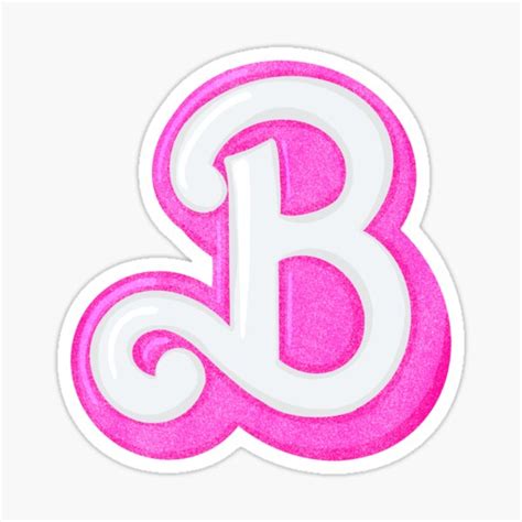 Barbie Initial B Sticker For Sale By Laceyjae Redbubble