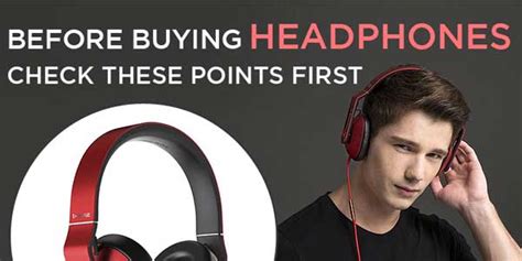 Before Buying Headphones Check These Points First Infographics