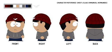 South Park Oc Reference Sheet: Elias by 79mexique97 on DeviantArt