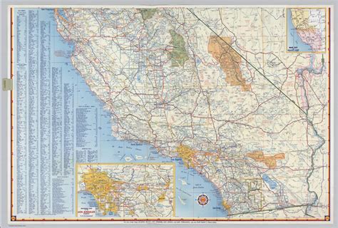 Southern California Road Map Zoning Map