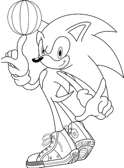 Sonic the Hedgehog Coloring Pages