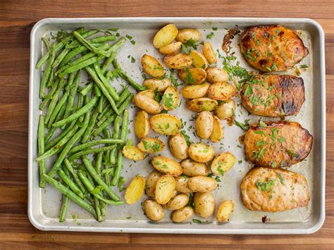 An individual tenderloin isn't very much meat; Ranch Pork Chop Sheet Pan Supper | Recipe | Pioneer woman in 2019 | Food network recipes, Pan ...