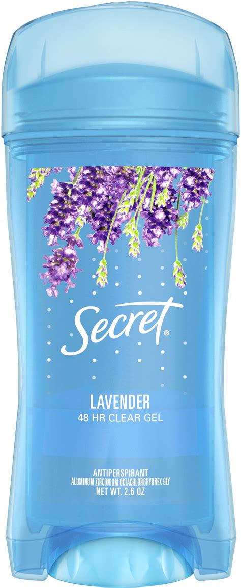 Secret Fresh Clear Gel Antiperspirant Deodorant Lavender 26 Oz Pack