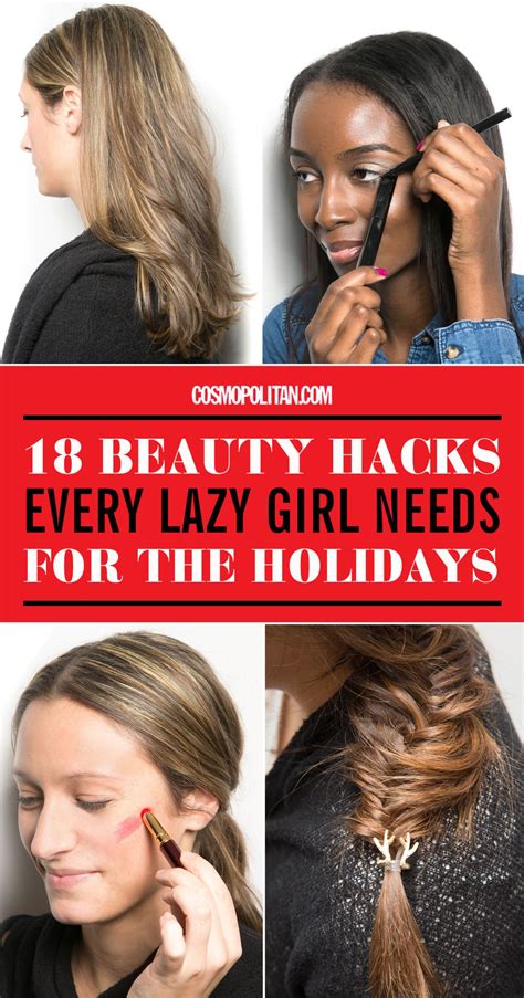 18 Genius Beauty Hacks Every Lazy Girl Needs For The Holidays Weird Beauty Hacks Overnight
