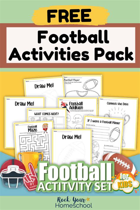 Football Activity Sheets Free Printables